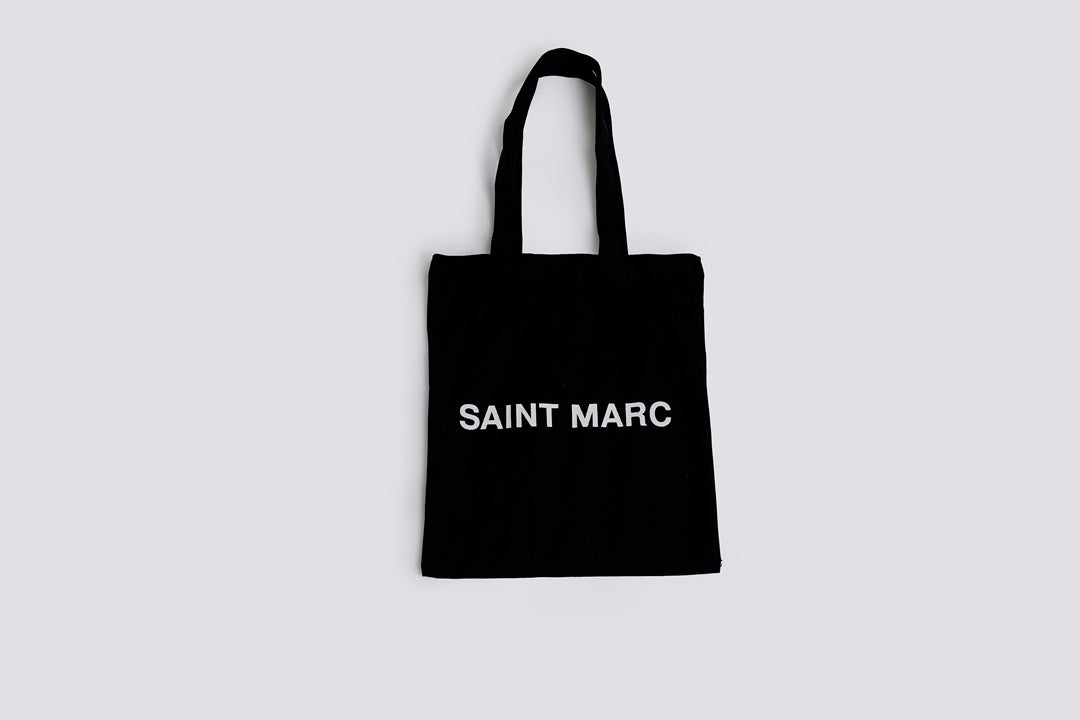 Black Saint Marc Core Canvas M Tote Bag