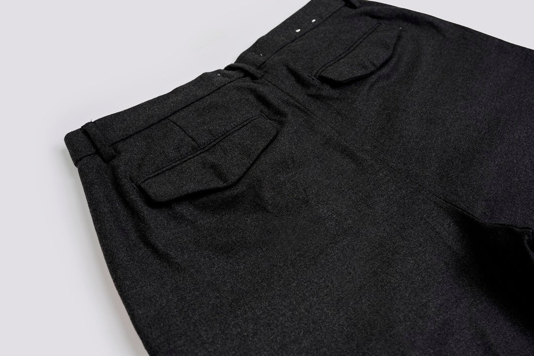 Charcoal Gray Slim Dress Pants