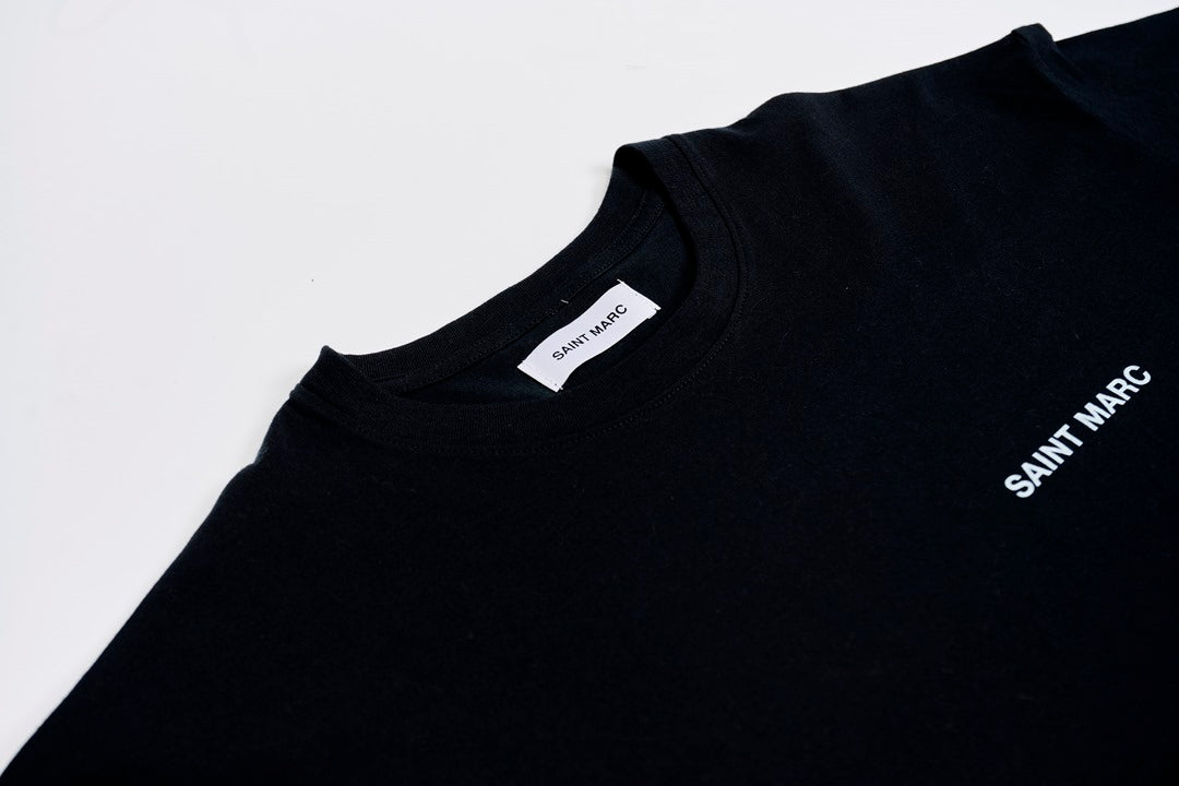 Black Basic Saint Marc Core Tee