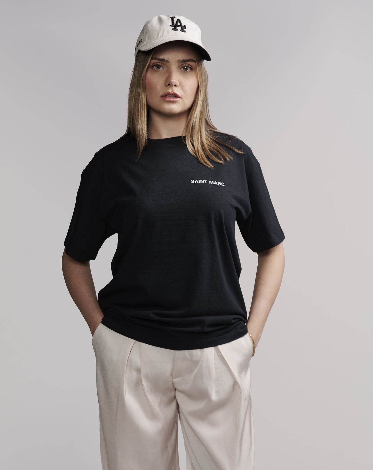 Black Basic Saint Marc Core Tee