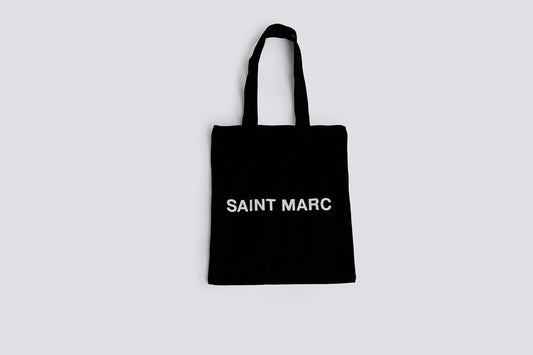 Black Saint Marc Core Canvas M Tote Bag