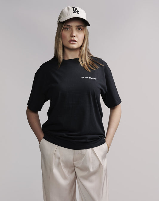 Black Basic Saint Marc Core Tee
